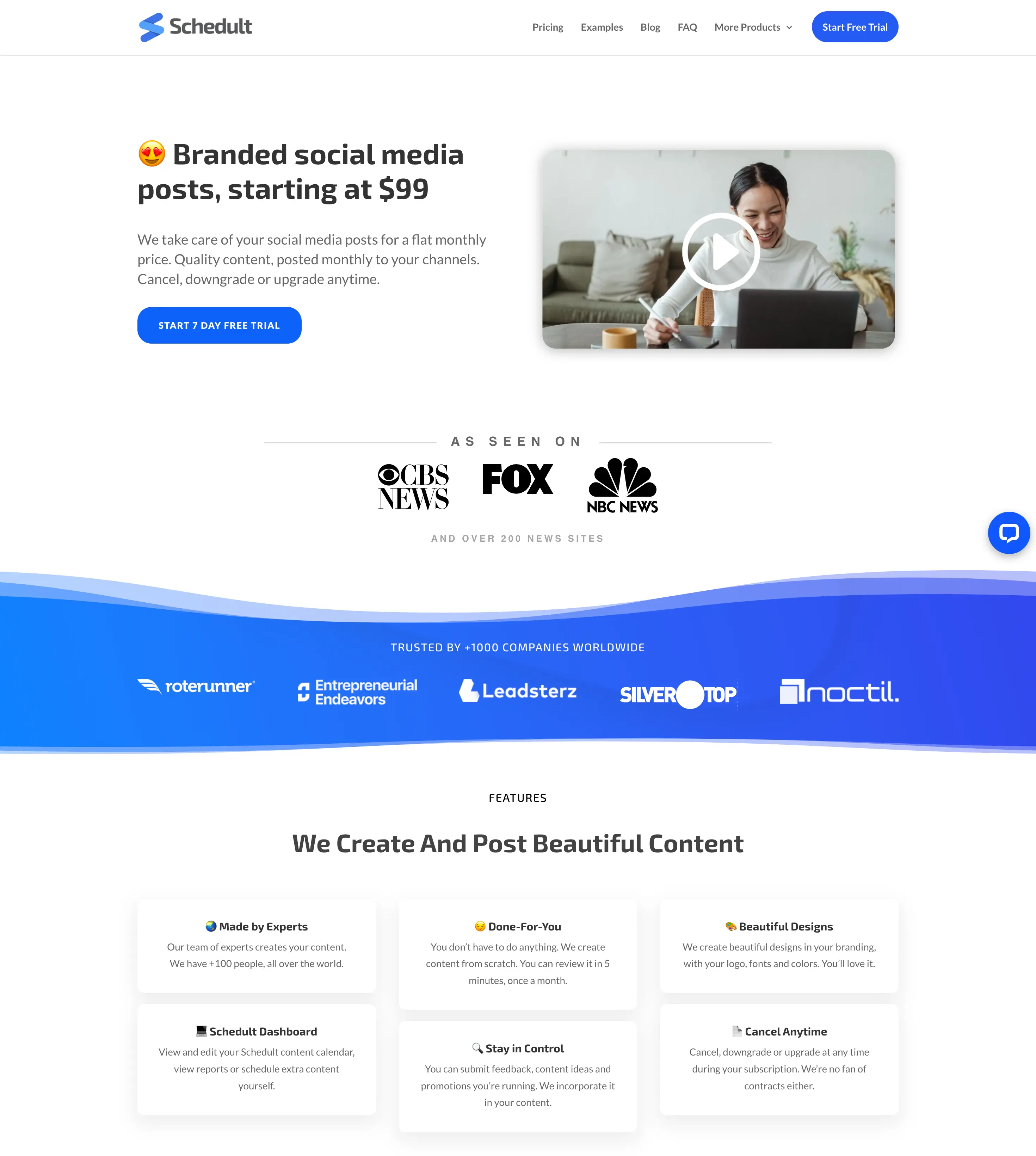 Schedult website