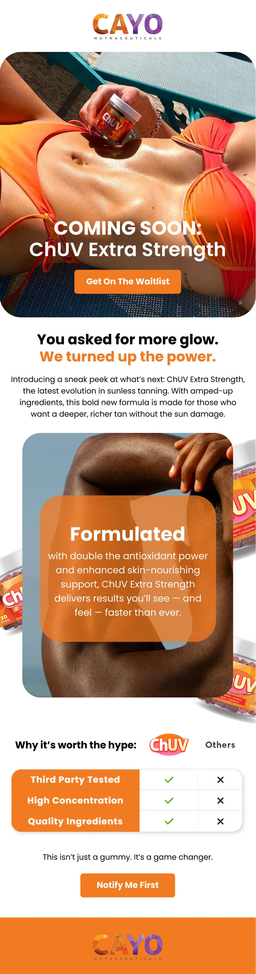 Email design example