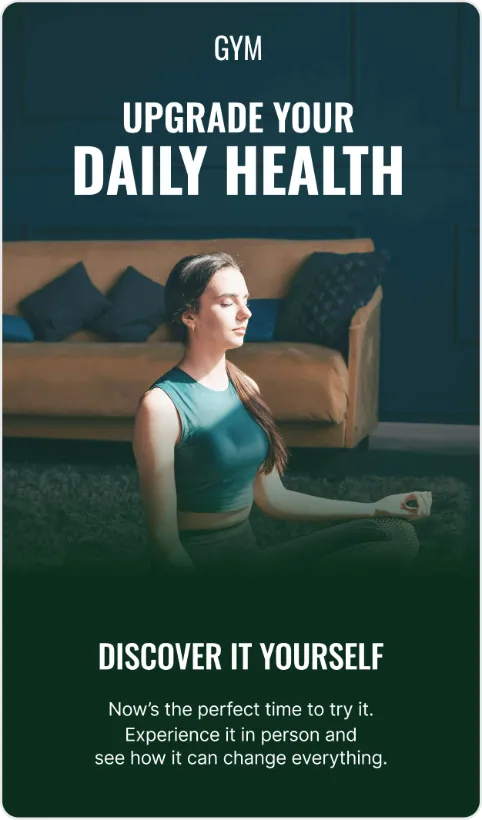 Fitness email design