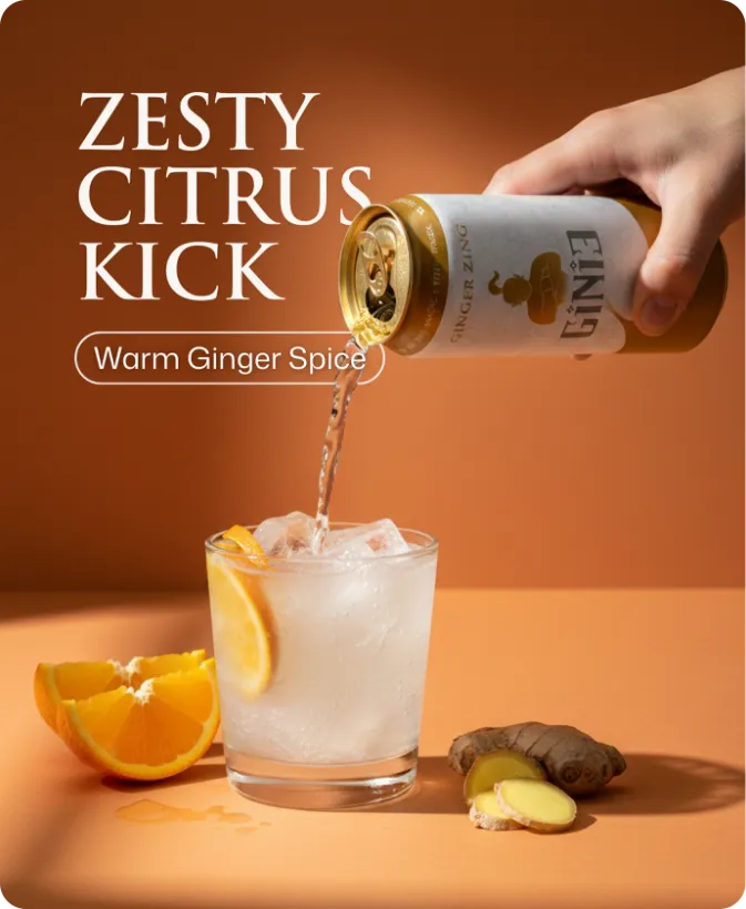 Beverage social media post