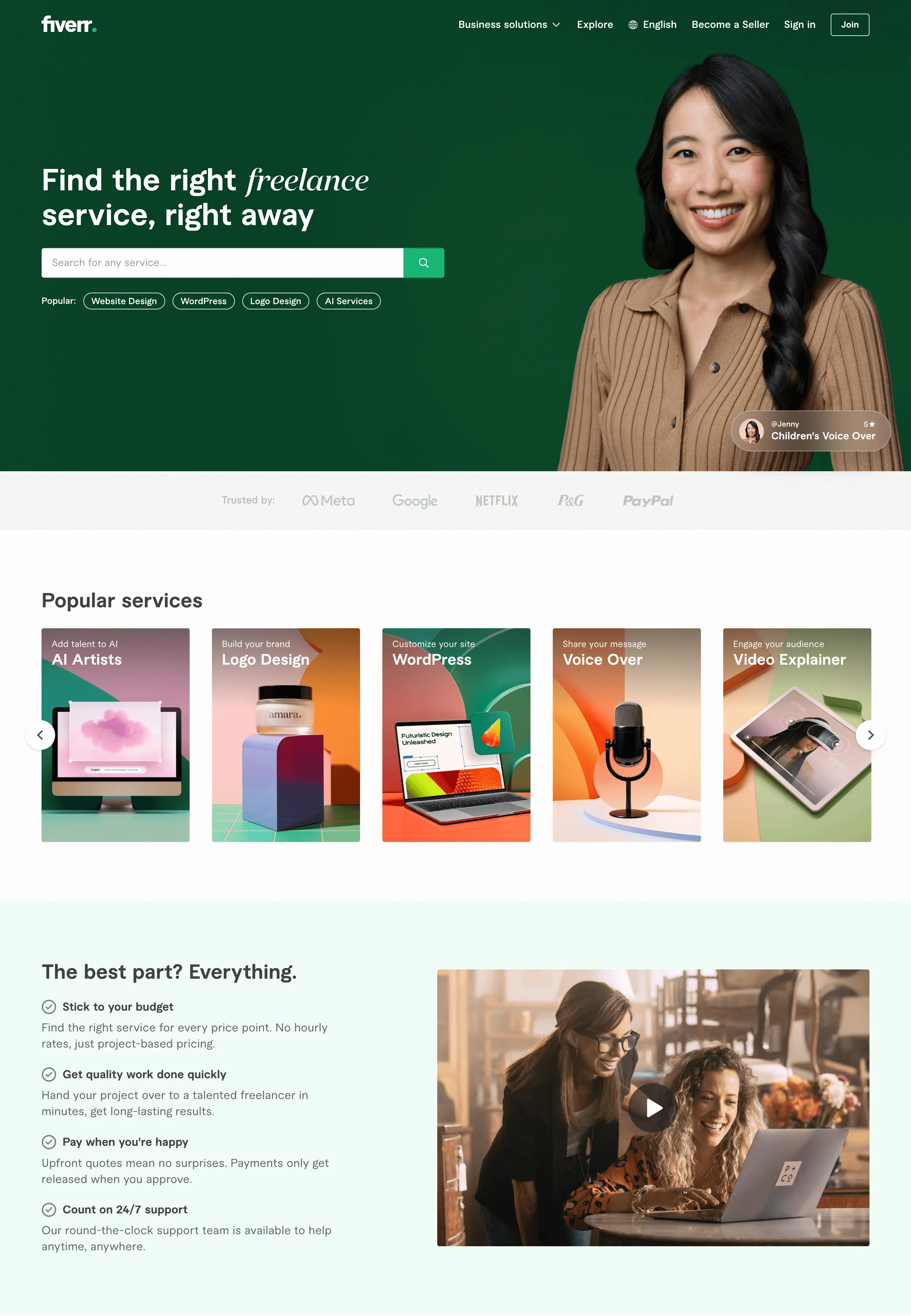 Fiverr website