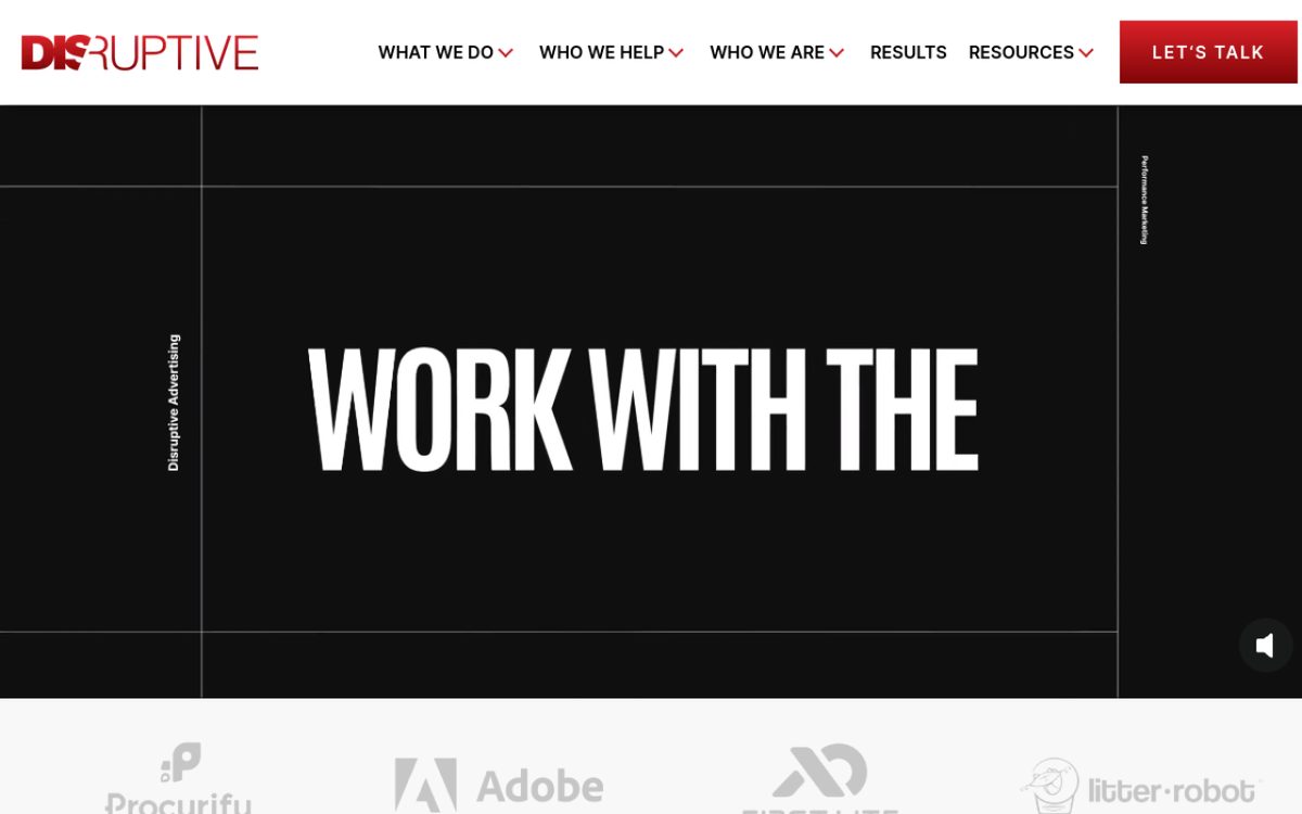 Disruptive Advertising website