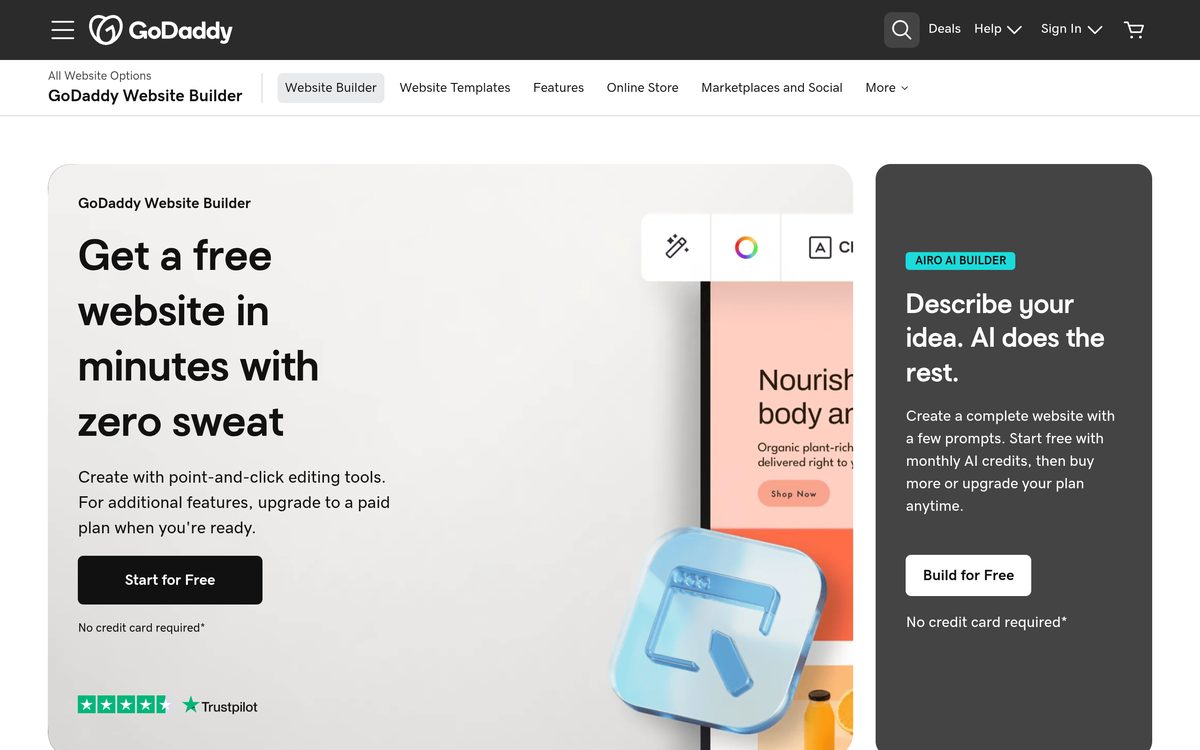 GoDaddy Website Design Services website