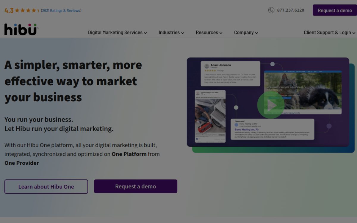 Hibu website