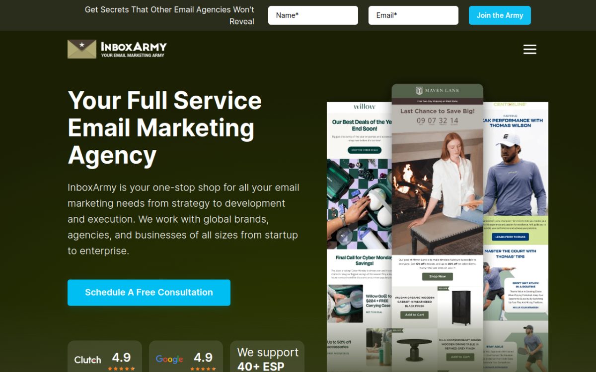 InboxArmy website
