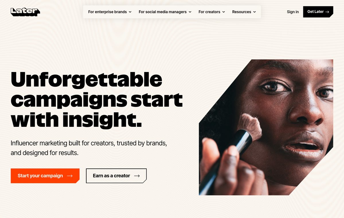 Later website