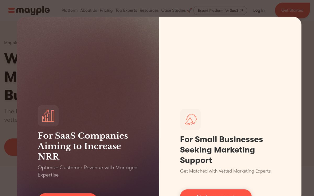Mayple website