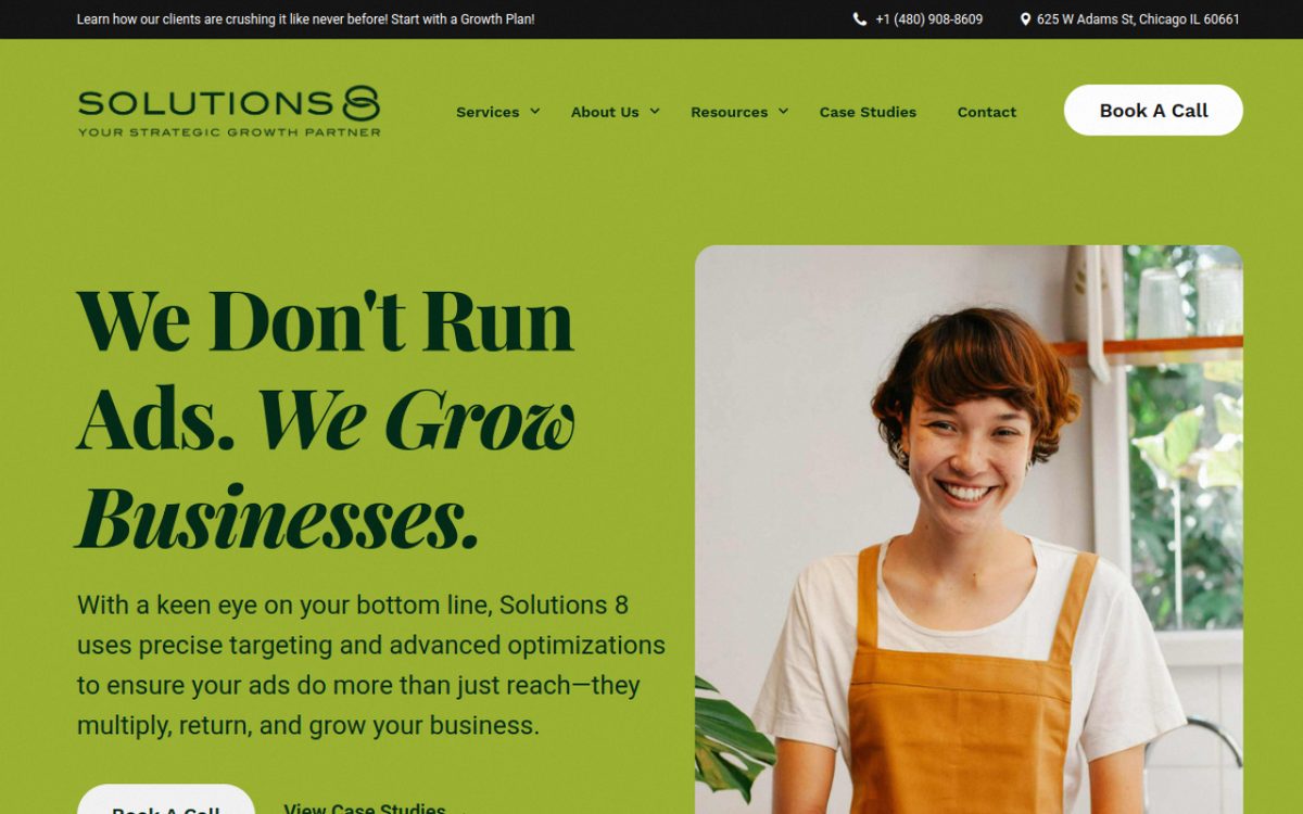 Solutions 8 website