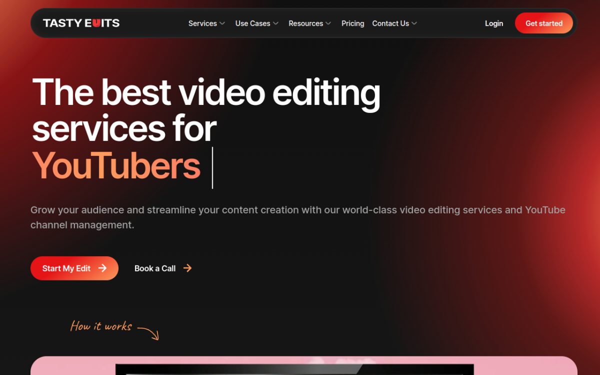 Tasty Edits website
