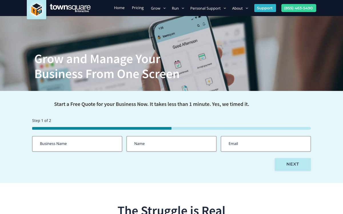 Townsquare Interactive website