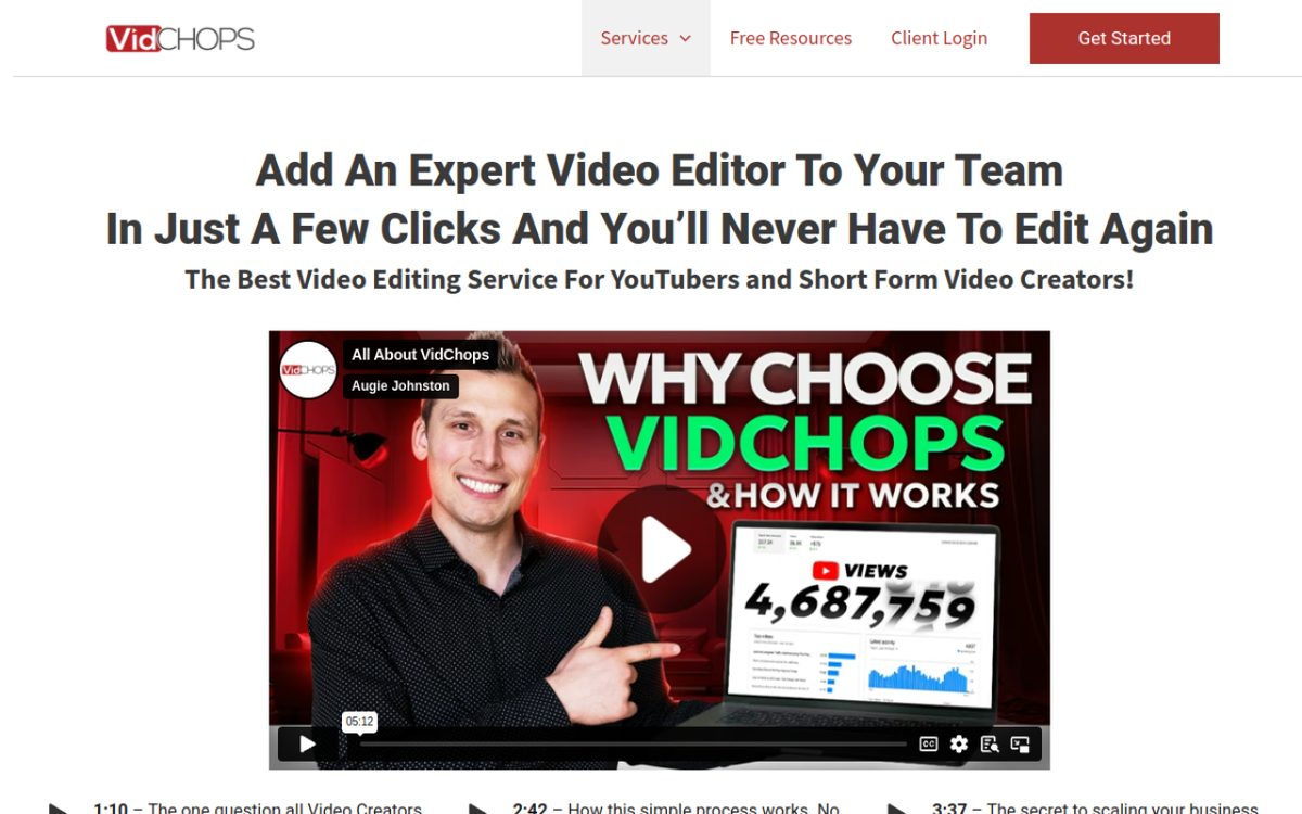 VidChops website