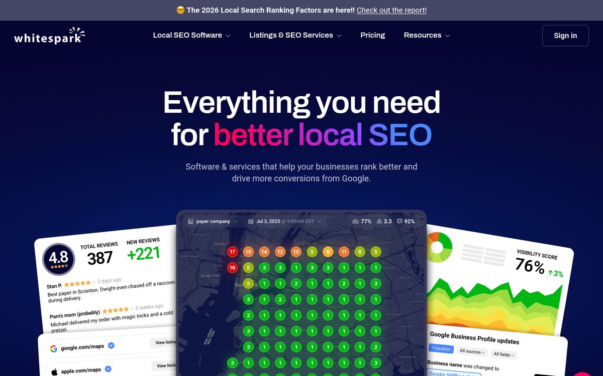 Whitespark website